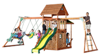 Saratoga Wooden Playset